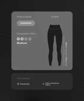Leggings Evermove de talle alto y largo hasta el tobillo
