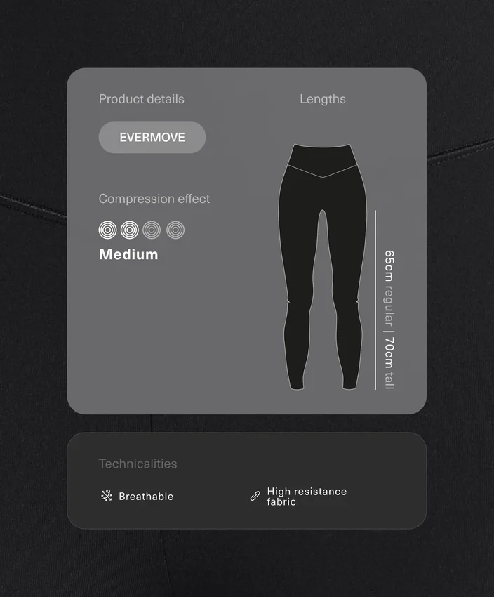 Leggings Evermove de talle alto y largo hasta el tobillo Leggings Evermove de talle alto y largo hasta el tobillo