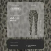 Leggings Evermove de talle alto y largo hasta el tobillo con estampado de leopardo