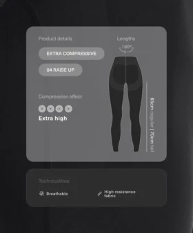 Leggings extra compresivos hasta el tobillo