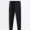 Leggings hasta el tobillo con Core Control del tronco, cintura alta y detalles reflectantes Leggings hasta el tobillo con Core Control del tronco, cintura alta y detalles reflectantes