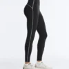 Leggings hasta el tobillo con Core Control del tronco, cintura alta y detalles reflectantes Leggings hasta el tobillo con Core Control del tronco, cintura alta y detalles reflectantes