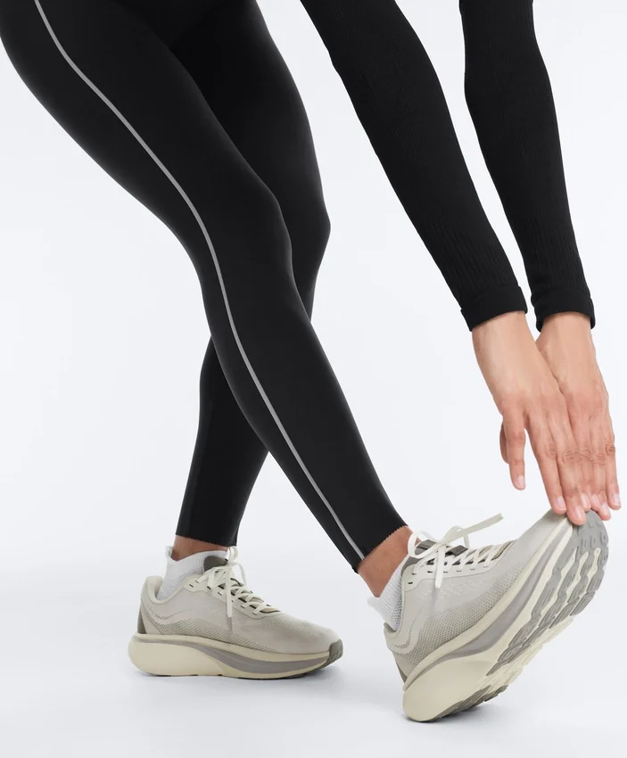 Leggings hasta el tobillo con Core Control del tronco, cintura alta y detalles reflectantes Leggings hasta el tobillo con Core Control del tronco, cintura alta y detalles reflectantes