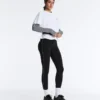 Leggings hasta el tobillo con Core Control del tronco, cintura alta y detalles reflectantes Leggings hasta el tobillo con Core Control del tronco, cintura alta y detalles reflectantes