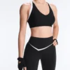 Leggings Perfect-Adapt de talle alto y largo hasta el tobillo con detalles en contraste