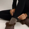 Leggings sin costuras de 70 cm de largo, de talle alto y supercálidas, hasta el tobillo Leggings sin costuras de 70 cm de largo, de talle alto y supercálidas, hasta el tobillo
