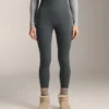 Leggings sin costuras de talón, de canalé extra cálido y talle superalto, 70 cm Leggings sin costuras de talón, de canalé extra cálido y talle superalto, 70 cm