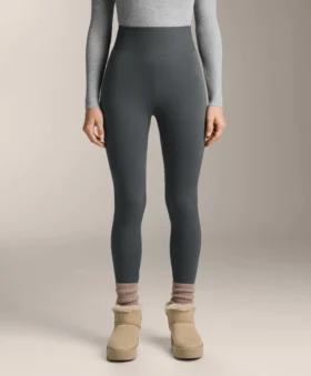 Leggings sin costuras de talón, de canalé extra cálido y talle superalto, 70 cm Leggings sin costuras de talón, de canalé extra cálido y talle superalto, 70 cm