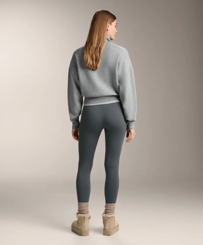 Leggings sin costuras de talón, de canalé extra cálido y talle superalto, 70 cm Leggings sin costuras de talón, de canalé extra cálido y talle superalto, 70 cm