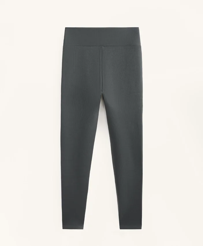 Leggings sin costuras de talón, de canalé extra cálido y talle superalto, 70 cm Leggings sin costuras de talón, de canalé extra cálido y talle superalto, 70 cm