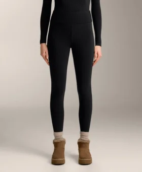 Leggings sin costuras supercálidos, de talle alto (70 cm) y largo hasta el tobillo