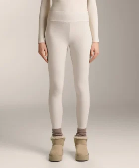 Leggings sin costuras supercálidos, de talle alto (70 cm) y largo hasta el tobillo