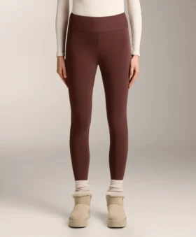Leggings sin costuras supercálidos, de talle alto (70 cm) y largo hasta el tobillo