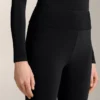 Leggings sin costuras supercálidos, de talle alto (70 cm) y largo hasta el tobillo