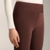 Leggings sin costuras supercálidos, de talle alto (70 cm) y largo hasta el tobillo