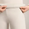 Leggings sin costuras supercálidos, de talle alto (70 cm) y largo hasta el tobillo