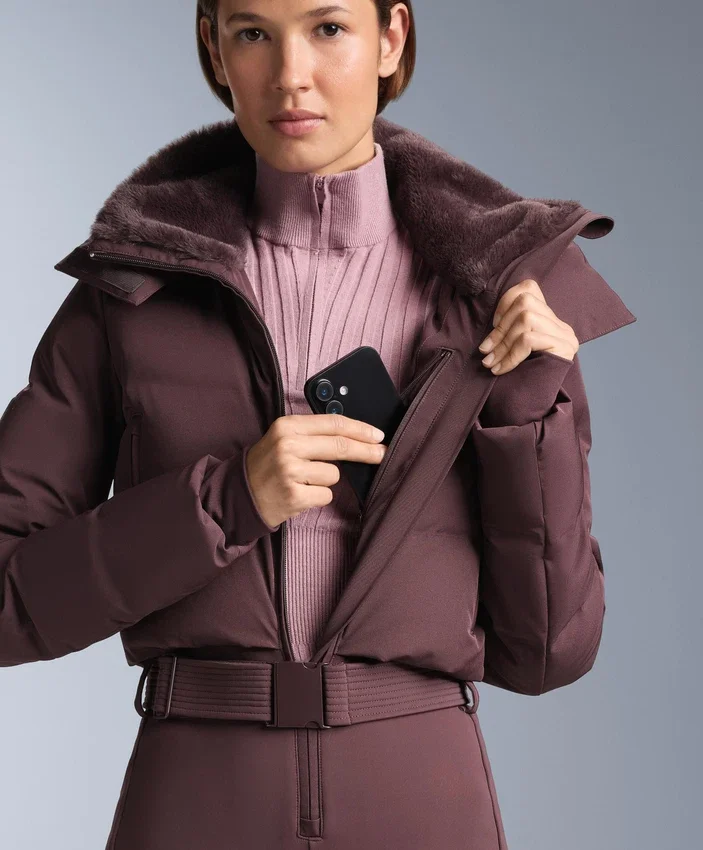 Mono acolchado resistente al agua Minardi Piume Ski con relleno de 80 % plumón y 20 % plumas Mono acolchado resistente al agua Minardi Piume Ski con relleno de 80 % plumón y 20 % plumas