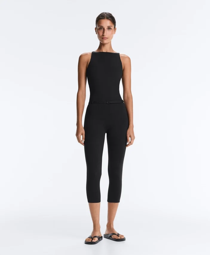 Mono capri Comfortlux con cinturón Mono capri Comfortlux con cinturón