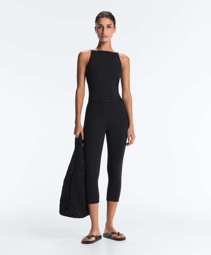 Mono capri Comfortlux con cinturón Mono capri Comfortlux con cinturón