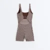 Mono corto Comfortlux de cuadros vichy en pantalones cortos Mono corto Comfortlux de cuadros vichy en pantalones cortos
