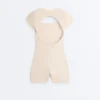 Mono corto Evermove con cuello cuadrado Mono corto Evermove con cuello cuadrado