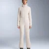 Mono de esquí elástico, resistente al agua, 2 en 1 y con pantalones acampanados desmontables