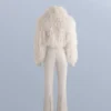 Mono de esquí elástico, resistente al agua, 2 en 1 y con pantalones acampanados desmontables