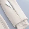 Mono de esquí elástico, resistente al agua, 2 en 1 y con pantalones acampanados desmontables