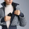 Mono de esquí Minardi Piume resistente al agua, acolchado con mezcla de 80 % de plumón y 20 % de plumas