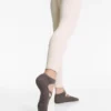 Pack de 2 pares de calcetines de mezcla de algodón para yoga y pilates con tiras cruzadas