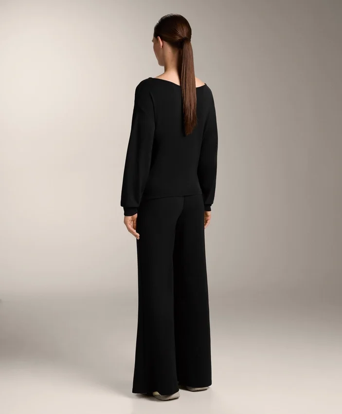 Pantalones acampanados con modal Soft Touch Pantalones acampanados con modal Soft Touch