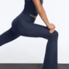 Pantalones acampanados de punto elástico Comfortlux de talle alto