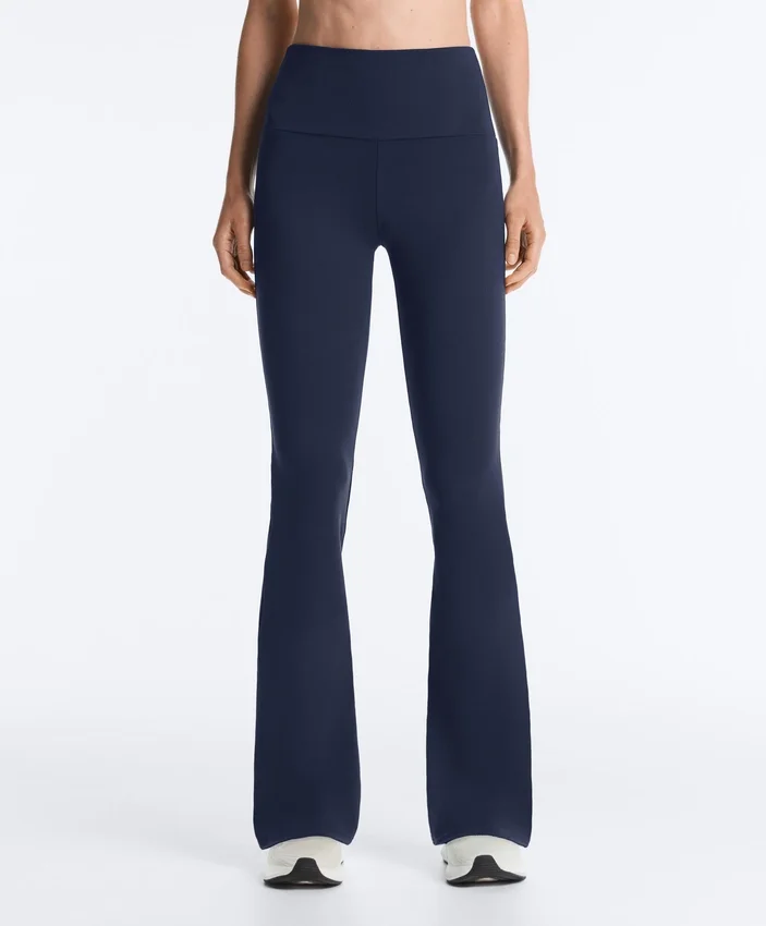 Pantalones acampanados de talle alto Comfortlux Pantalones acampanados de talle alto Comfortlux