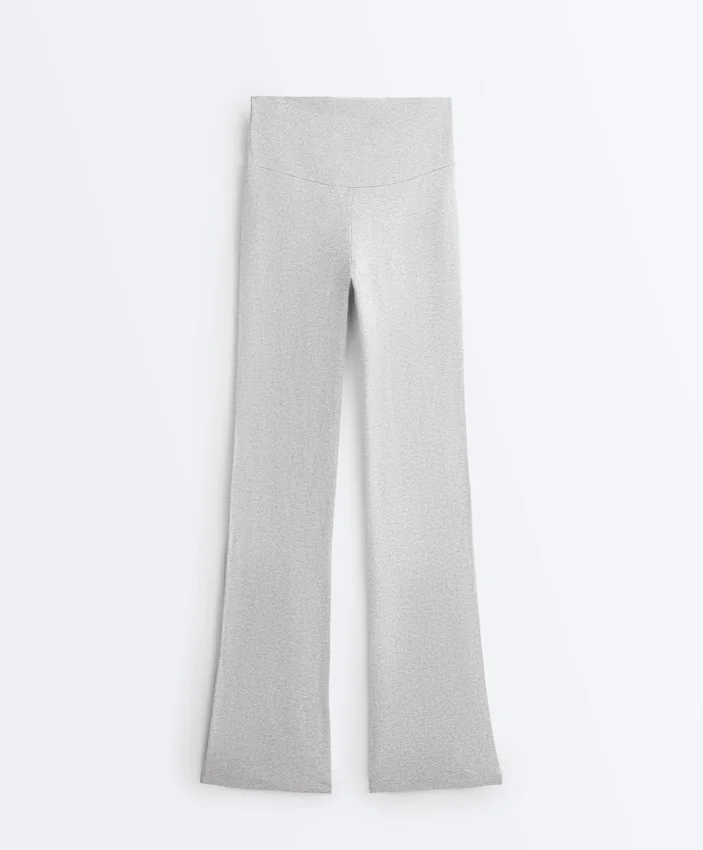 Pantalones acampanados de talle alto Comfortlux Pantalones acampanados de talle alto Comfortlux