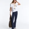 Pantalones acampanados de talle alto Comfortlux Pantalones acampanados de talle alto Comfortlux