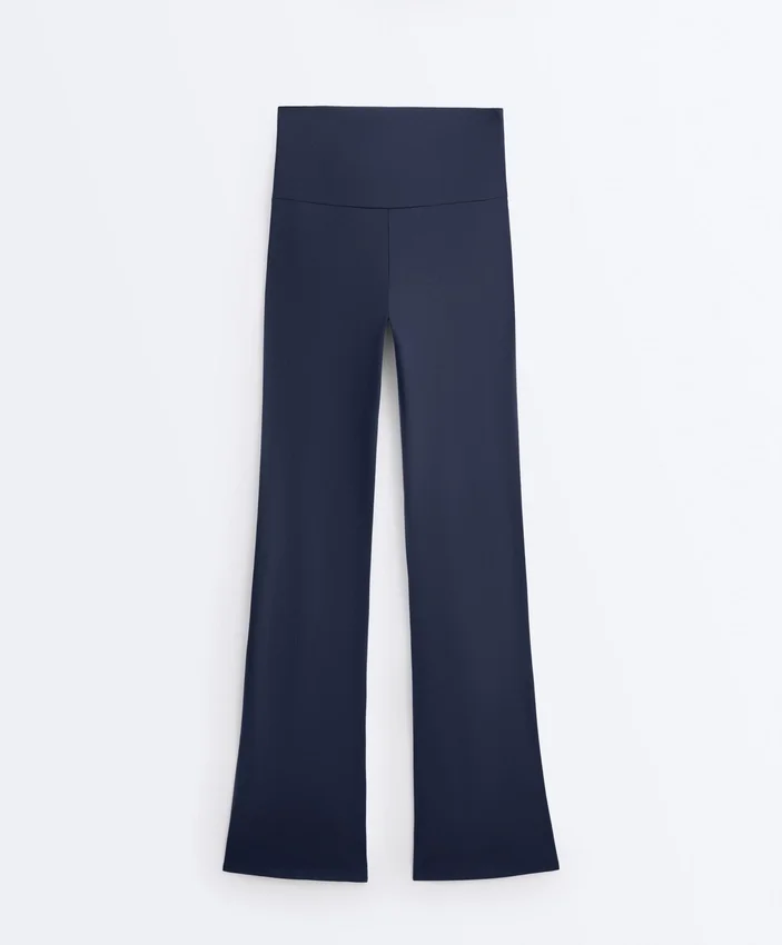 Pantalones acampanados de talle alto Comfortlux Pantalones acampanados de talle alto Comfortlux