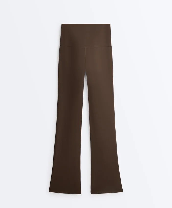 Pantalones acampanados de talle alto Comfortlux Pantalones acampanados de talle alto Comfortlux