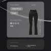 Pantalones acampanados de talle alto Comfortlux con lazo