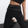 Pantalones acampanados de talle alto Comfortlux con lazo