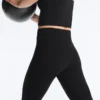 Pantalones acampanados de talle alto Evermove Pantalones acampanados de talle alto Evermove