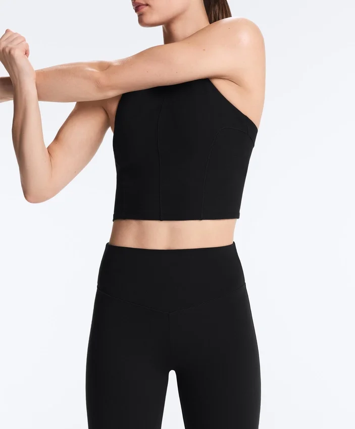 Pantalones acampanados de talle alto Evermove Pantalones acampanados de talle alto Evermove