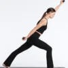 Pantalones acampanados de talle alto Evermove Pantalones acampanados de talle alto Evermove