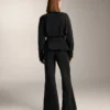 Chaqueta con cinturón de modal cepillado Chaqueta con cinturón de modal cepillado