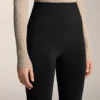 Pantalones acampanados extra cálidos sin costuras y de talle superalto