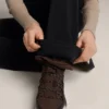 Pantalones acampanados extra cálidos sin costuras y de talle superalto