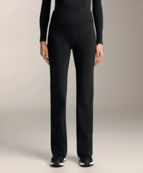 Pantalones acampanados sin costuras, de cintura alta y muy cálidos