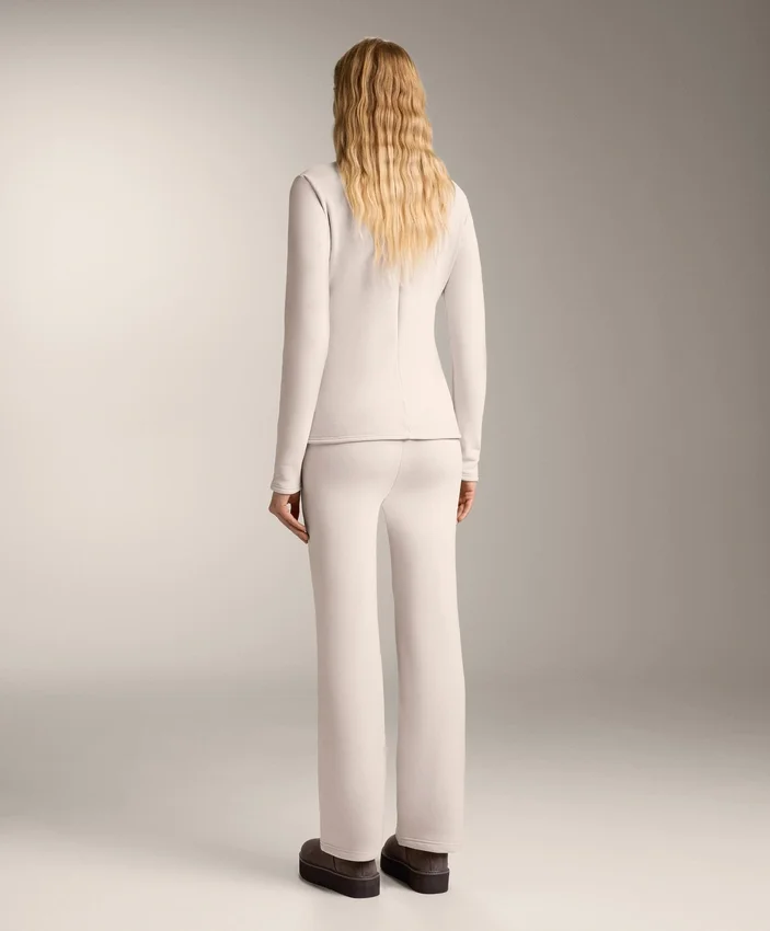 Pantalones acampanados sin costuras, de cintura alta y muy cálidos Pantalones acampanados sin costuras, de cintura alta y muy cálidos
