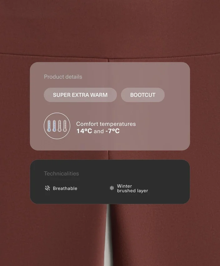 Pantalones acampanados sin costuras, de cintura alta y muy cálidos Pantalones acampanados sin costuras, de cintura alta y muy cálidos