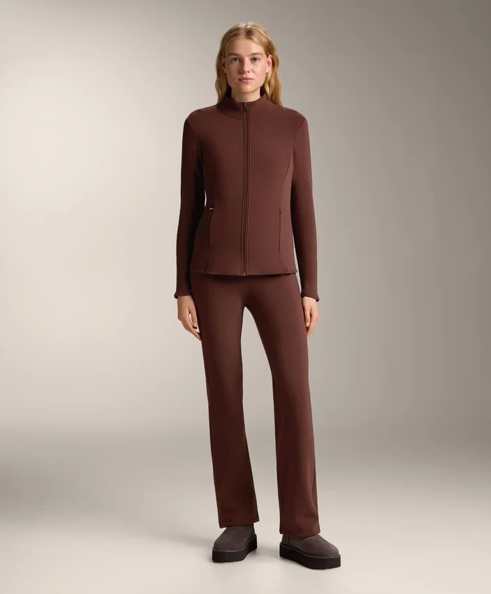 Pantalones acampanados sin costuras, de cintura alta y muy cálidos Pantalones acampanados sin costuras, de cintura alta y muy cálidos