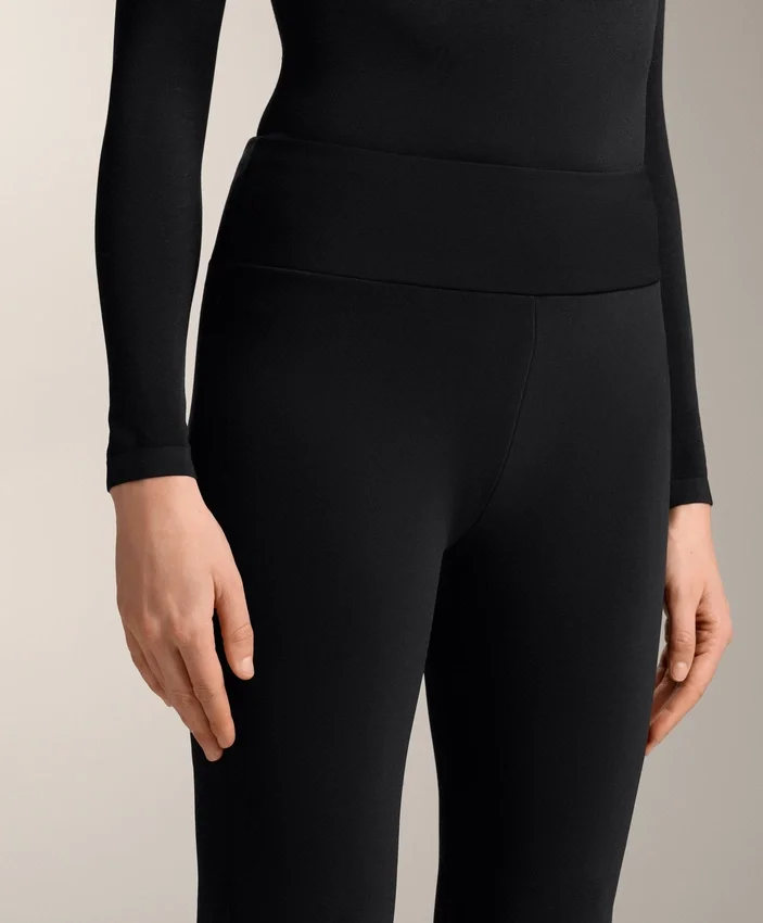 Pantalones acampanados sin costuras, de cintura alta y muy cálidos Pantalones acampanados sin costuras, de cintura alta y muy cálidos